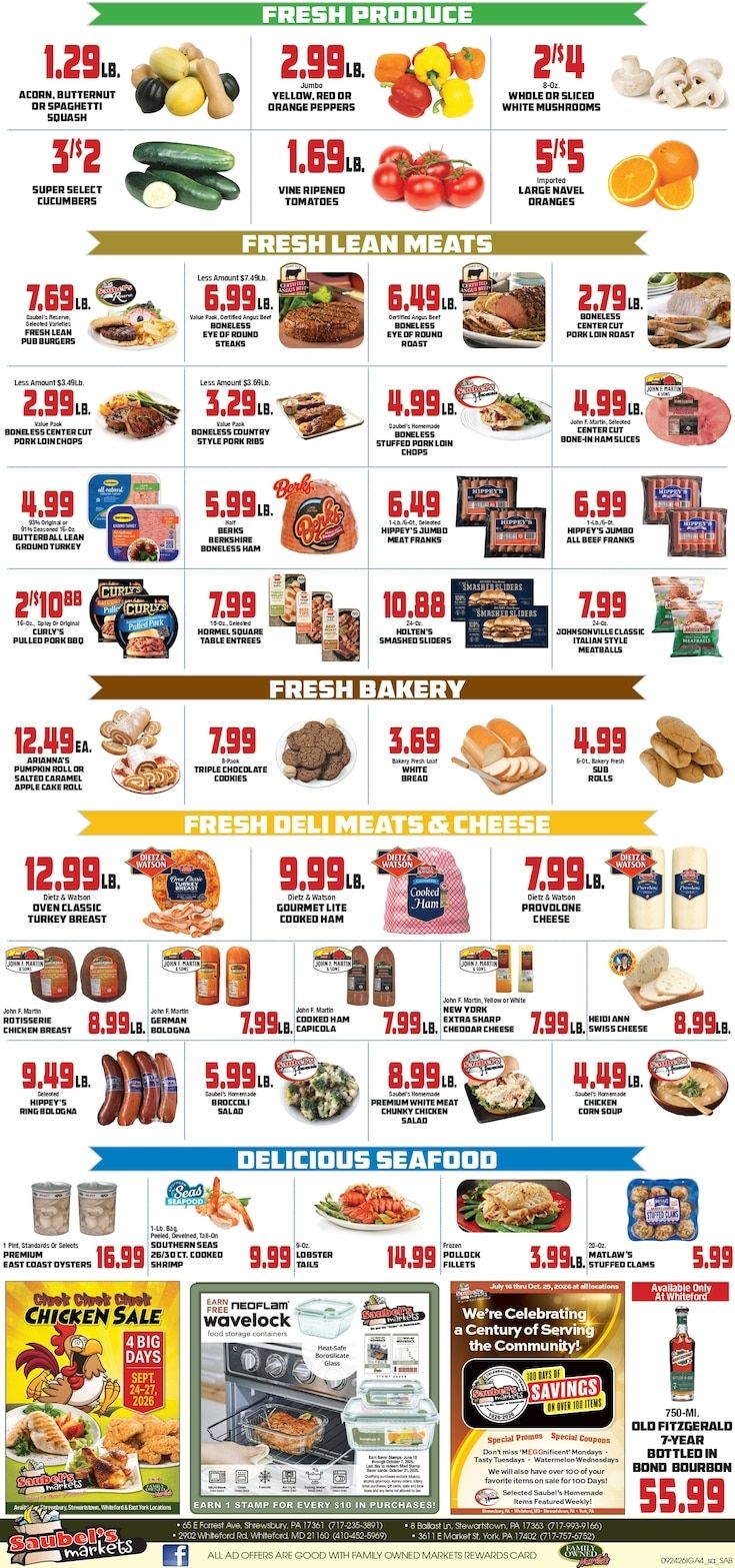 Saubel's Markets Weekly Ad September 24 - 30, 2026