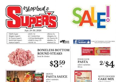 Odell's Super's Weekly Ad September 24 - 30, 2026