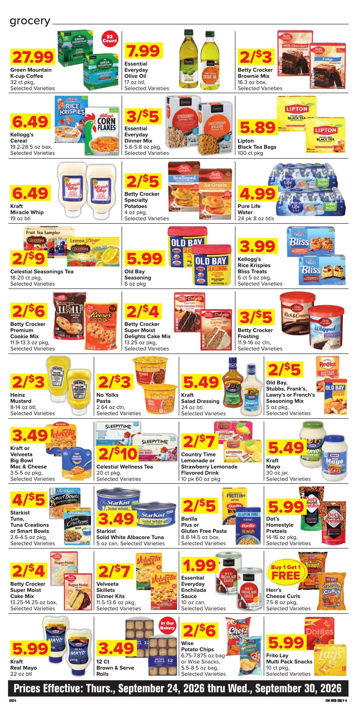Grove City County Market Weekly Ad September 24 - 30, 2026