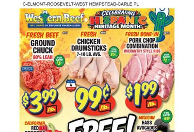 Western Beef (Road Carle Place Area, NY) Weekly Ad September 24 - 30, 2026