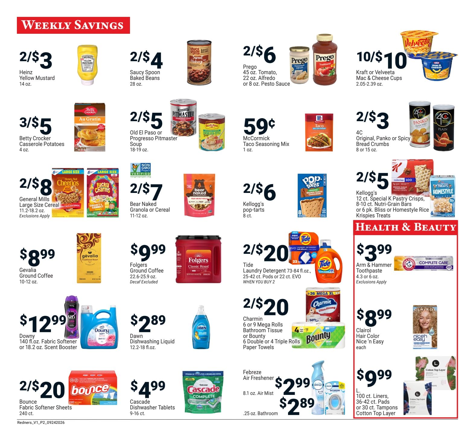 Redner's Markets (Camden and other locations, DE) Weekly Ad September 24 - 30, 2026