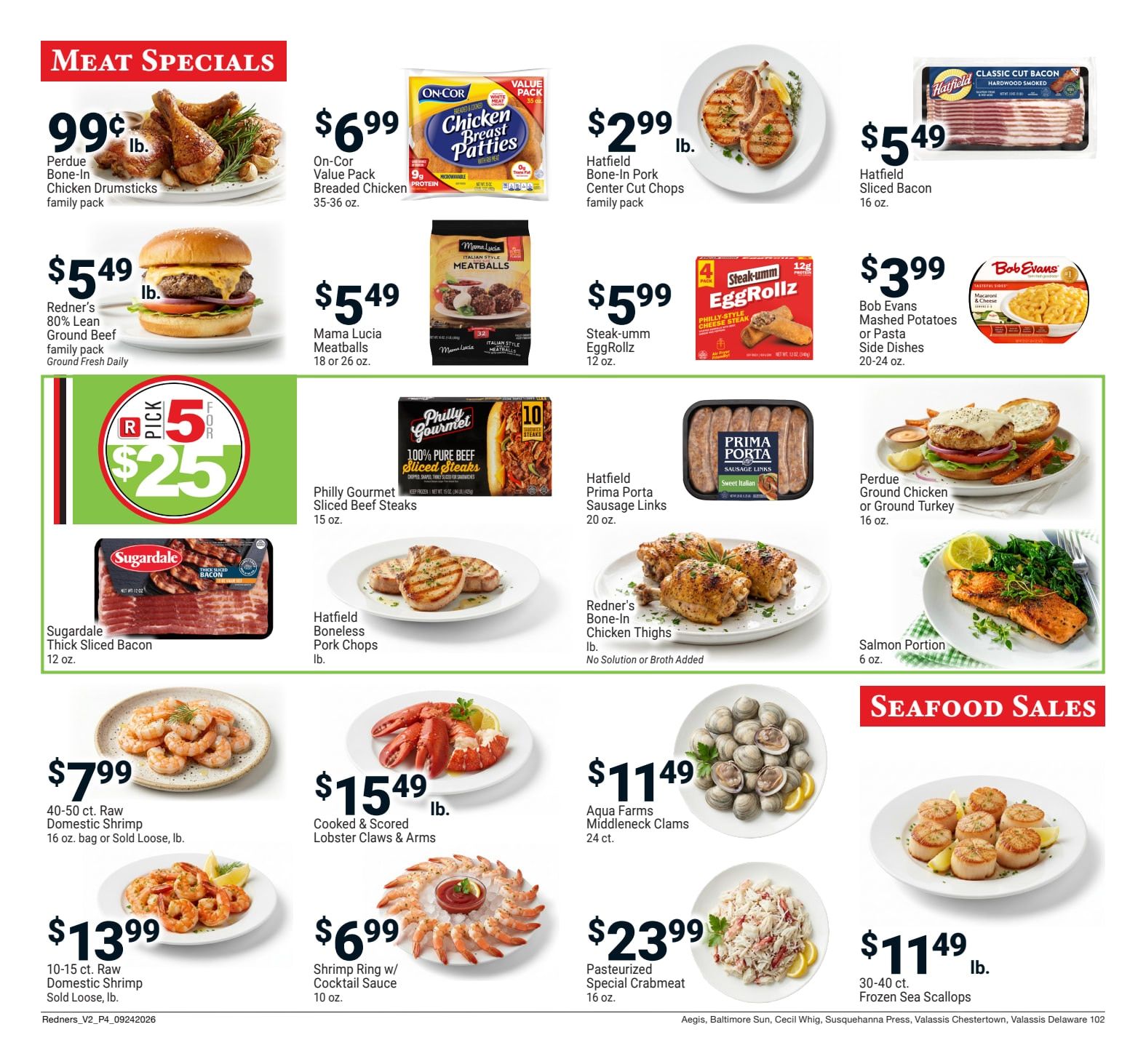 Redner's Markets (Camden and other locations, DE) Weekly Ad September 24 - 30, 2026
