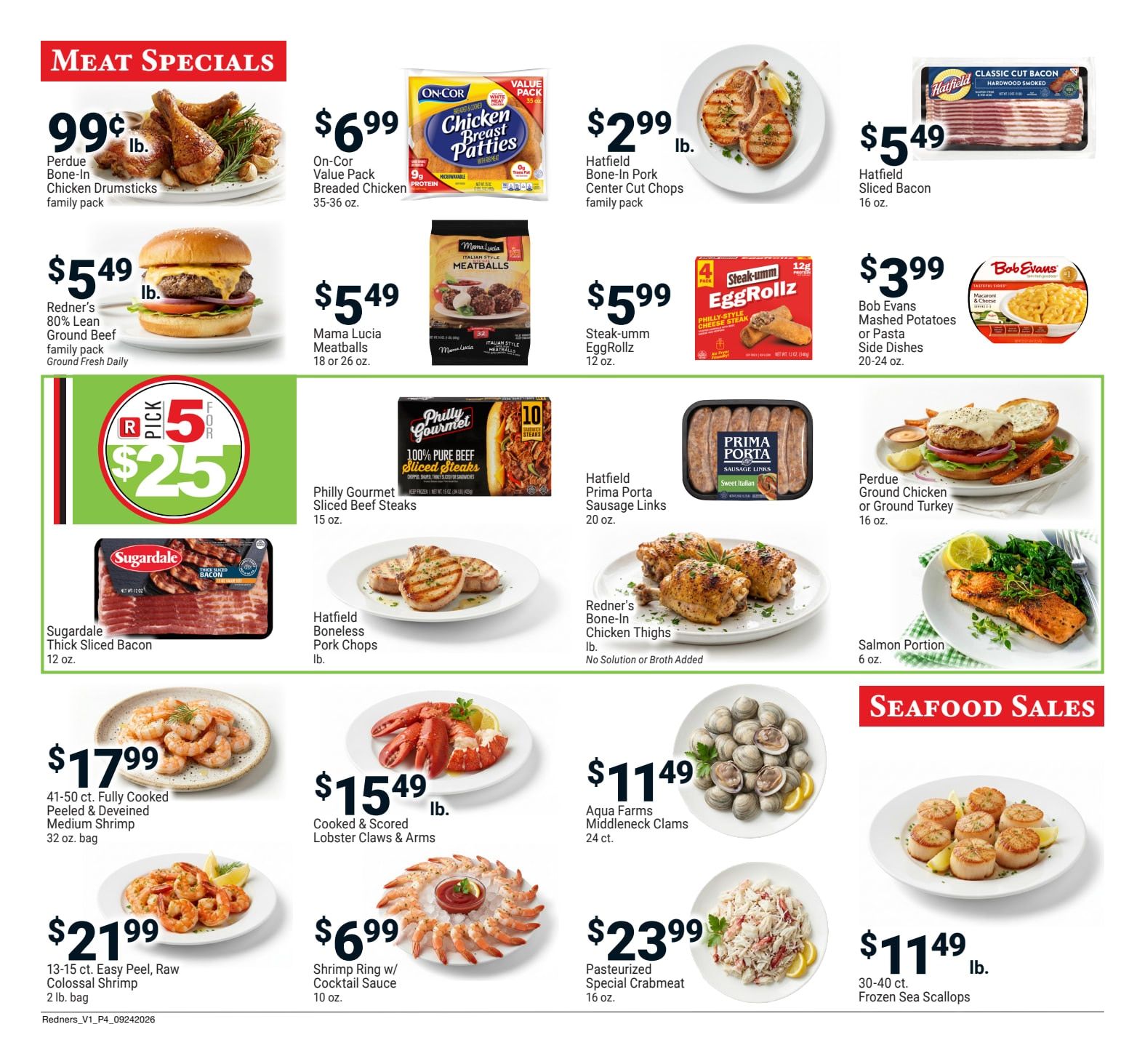 Redner's Markets (Nesquehoning, PA) Weekly Ad September 24 - 30, 2026