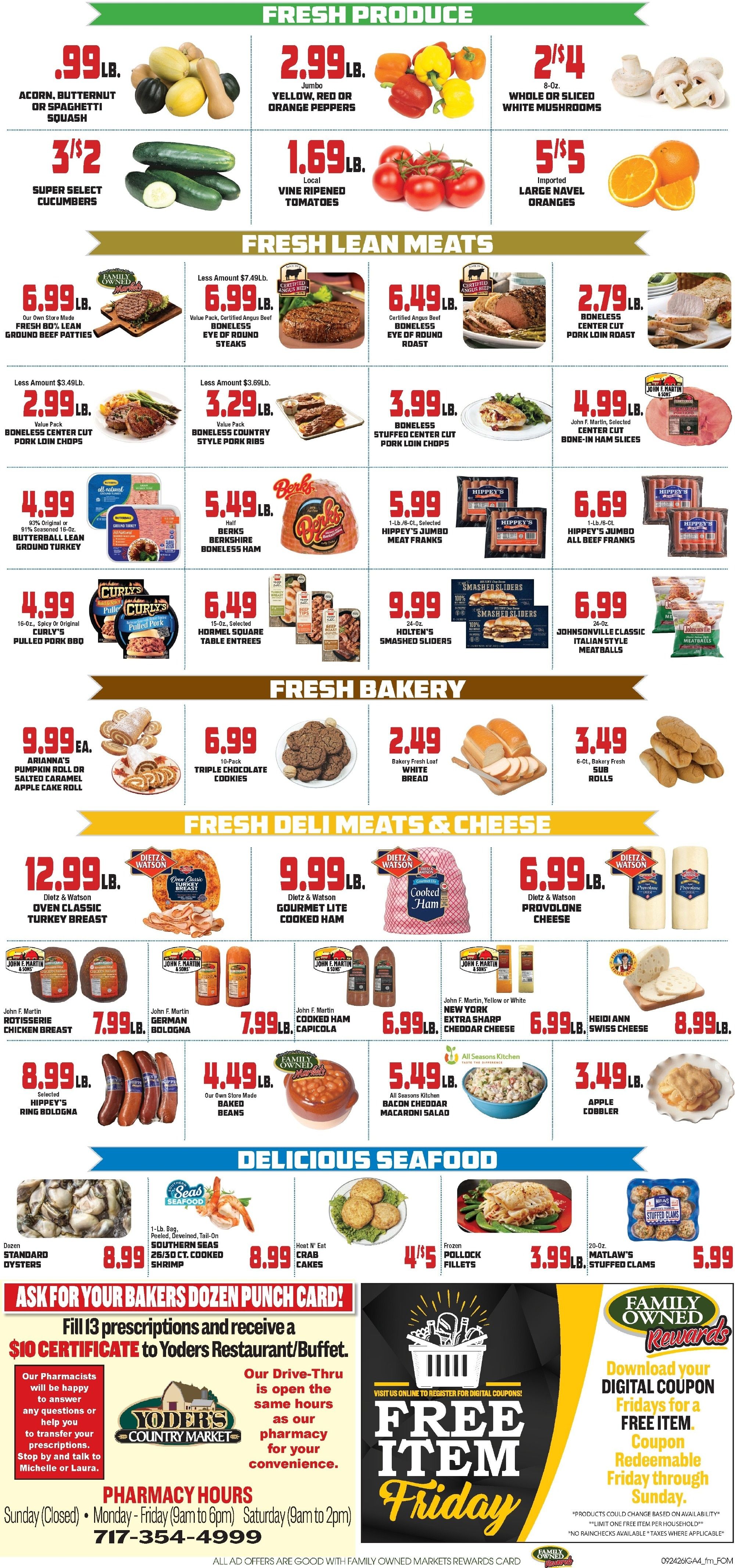 John Herr's Village Market Weekly Ad September 24 - 30, 2026