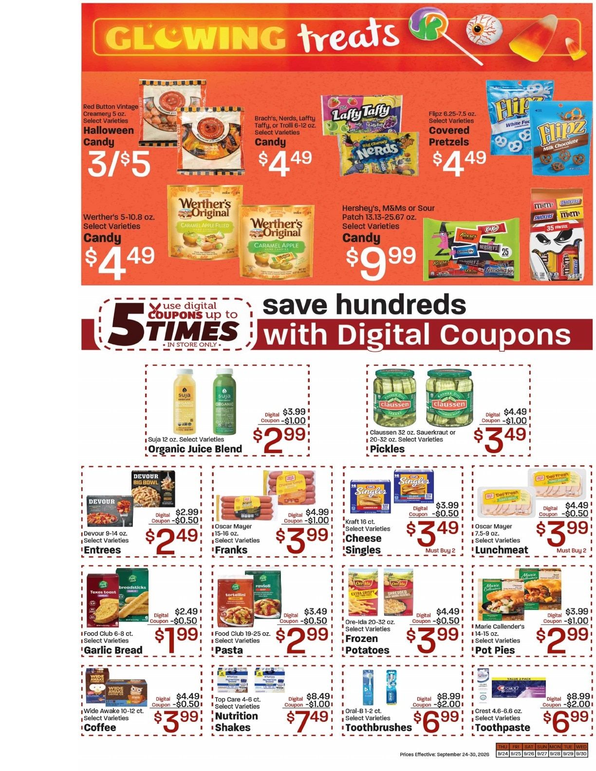 Lallatin Food Town Weekly Ad September 24 - 30, 2026