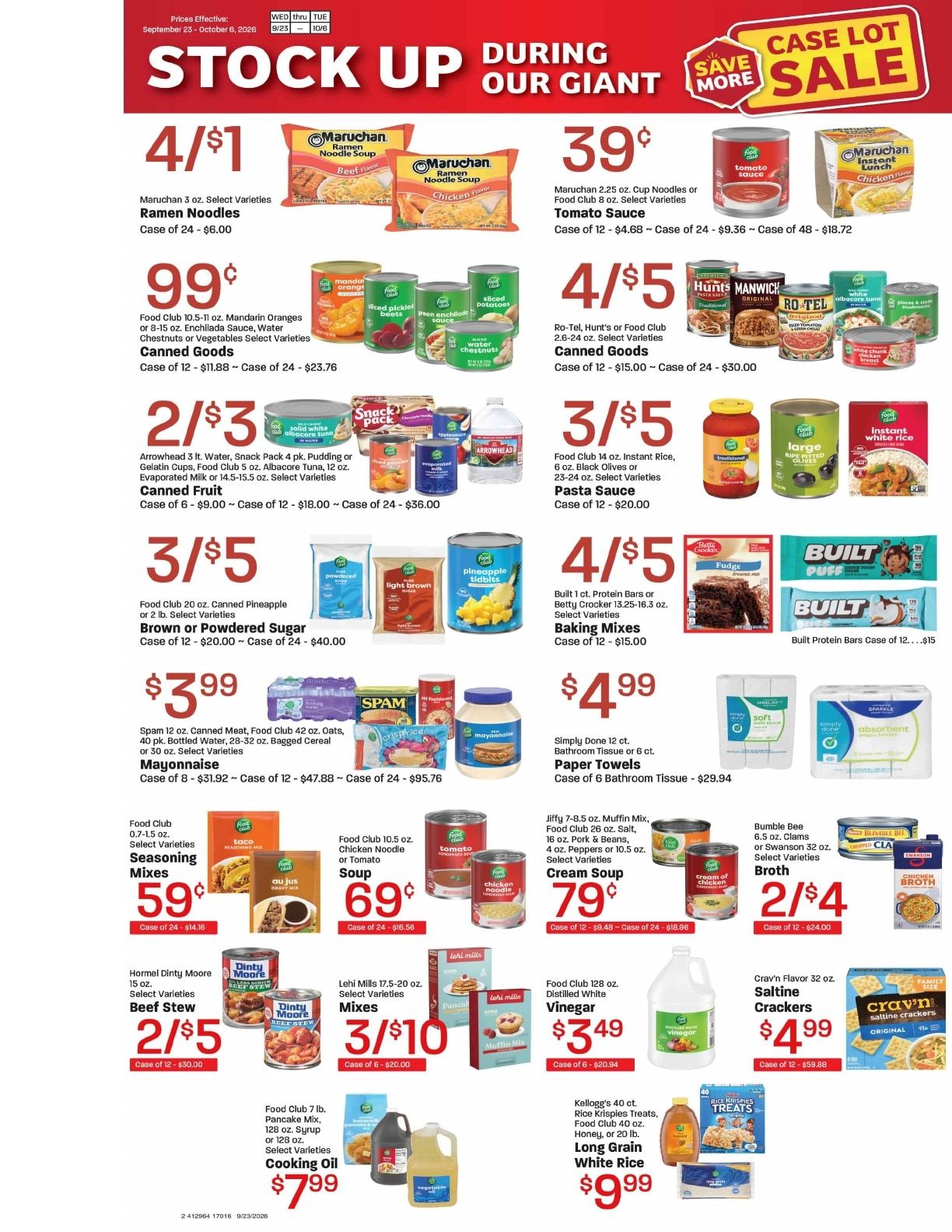 Lallatin Food Town Weekly Ad September 24 - October 7, 2026