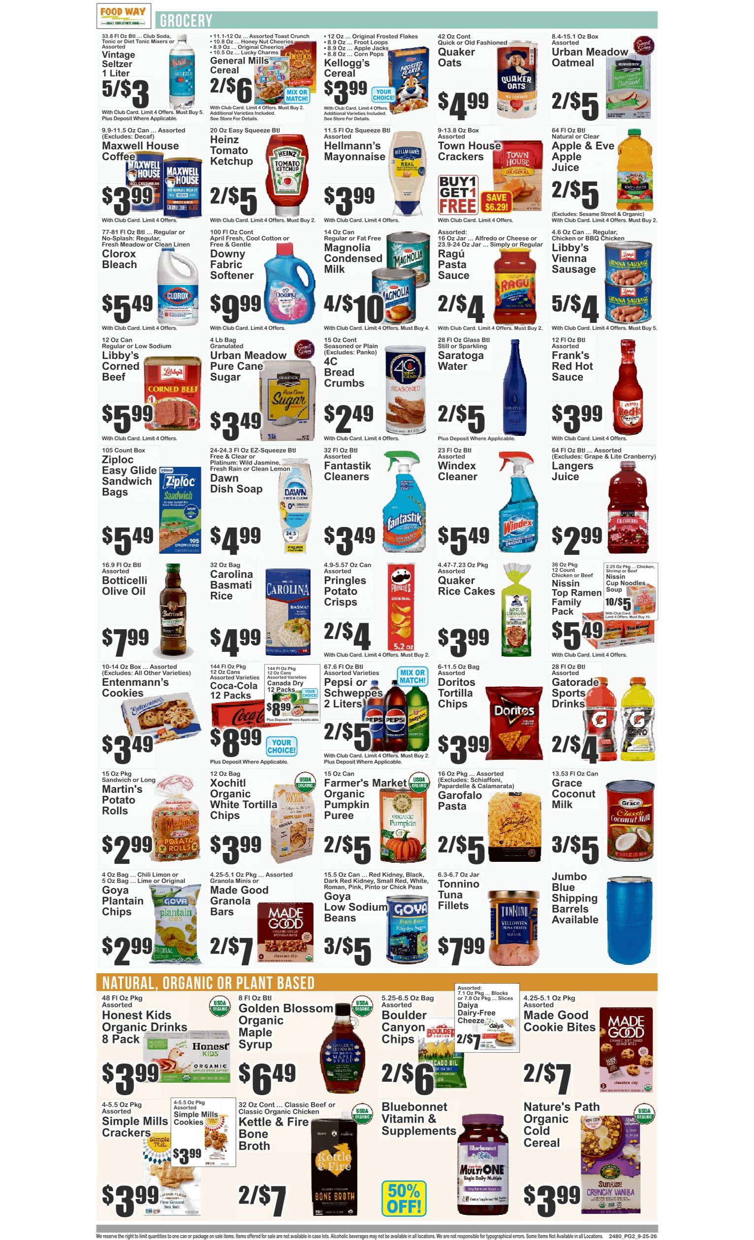 Food Way (2149 Ralph Avenue, Brooklyn, NY) Key Food 09/25 - 10/01 Preview Weekly Ad September 25 - October 1, 2026