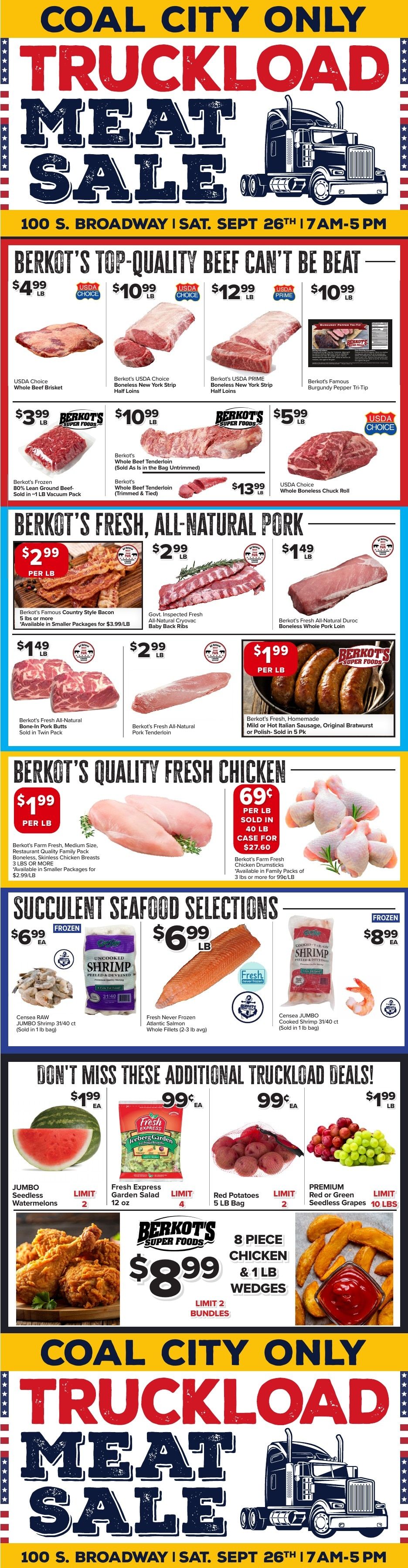 Berkot's Super Foods (Coal City, IL) Weekly Ad September 24 - 30, 2026