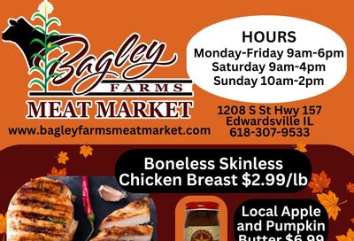 Bagley Farms Meat Market Weekly Ad September 24 - 30, 2026