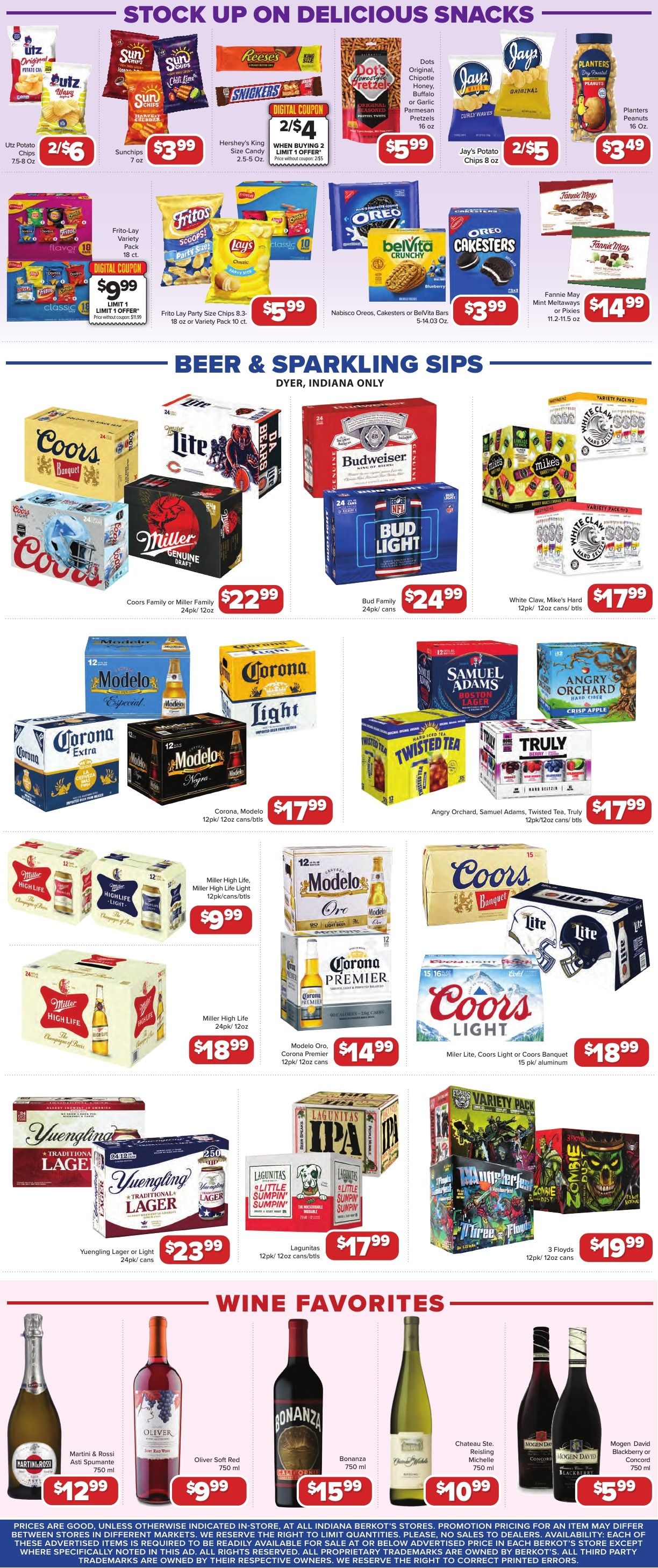 Berkot's Super Foods (Dyer, IN) Weekly Ad September 24 - 30, 2026