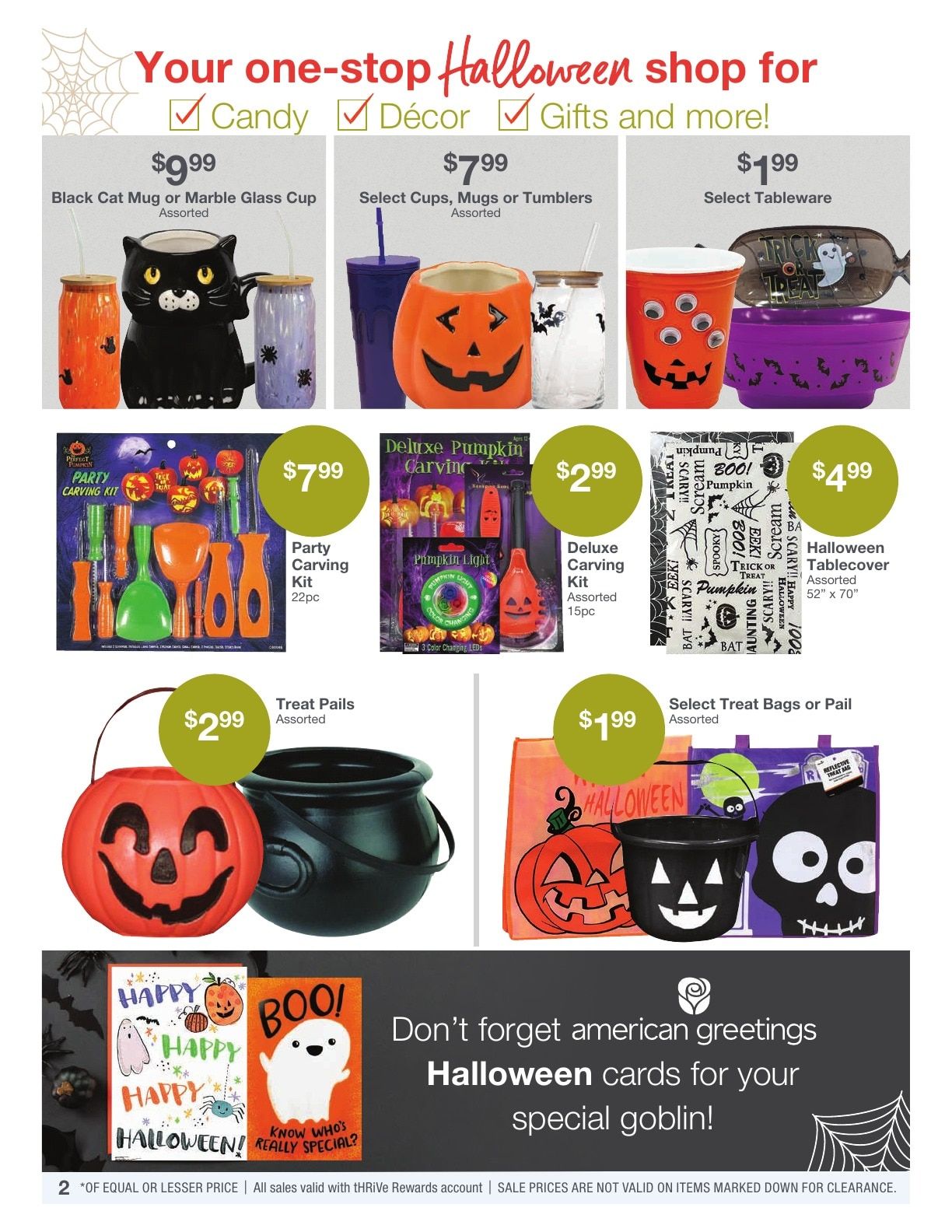 Kinney Drugs Halloween Weekly Ad September 24 - October 31, 2026