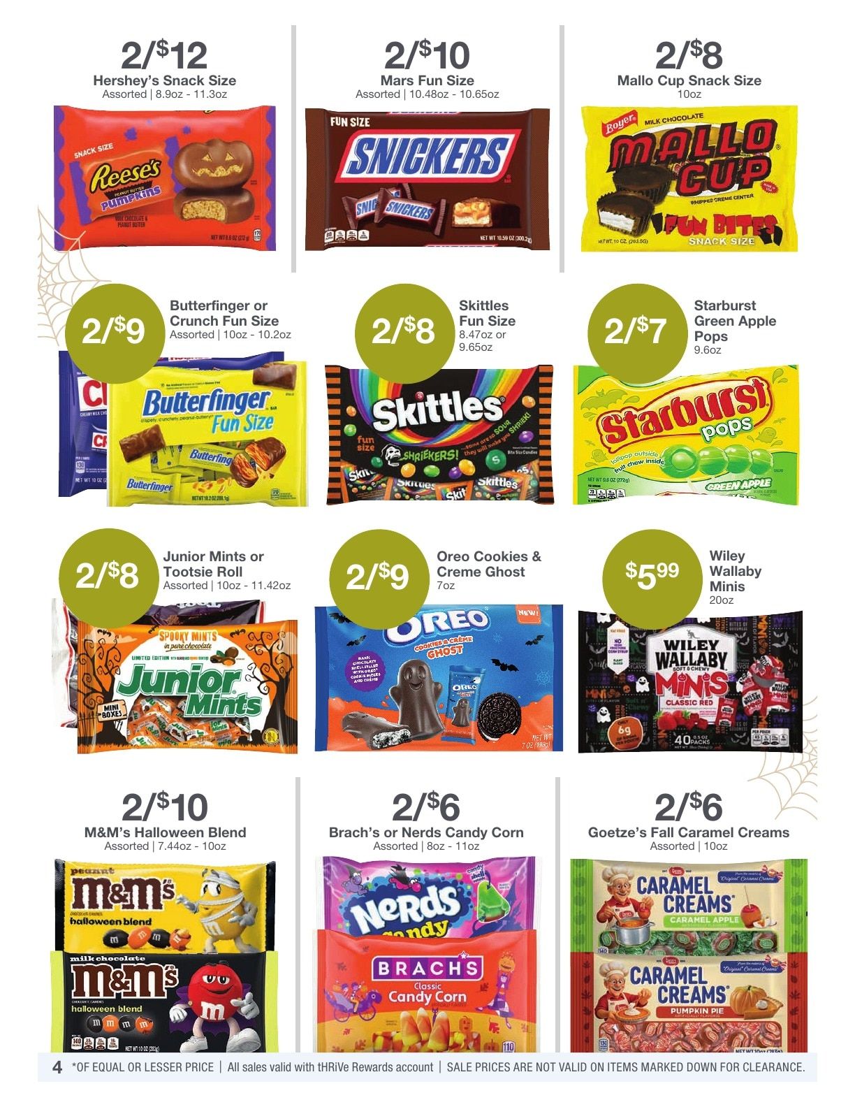 Kinney Drugs Halloween Weekly Ad September 24 - October 31, 2026