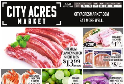 City Acres Market Weekly Ad September 24 - 30, 2026