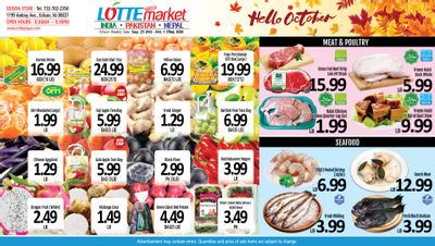 Lotte Plaza Market (1199 Amboy Avenue, Edison, NJ) Indian Weekly Ad September 25 - October 1, 2026