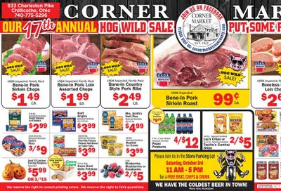Corner Market Ross County Weekly Ad September 30 - October 6, 2026