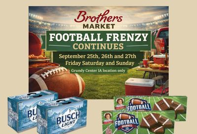 Brothers Market (Grundy Center, IA) 3 Day Sale Weekly Ad September 25 - 27, 2026