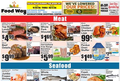 Food Way Weekly Ad September 25 - October 1, 2026