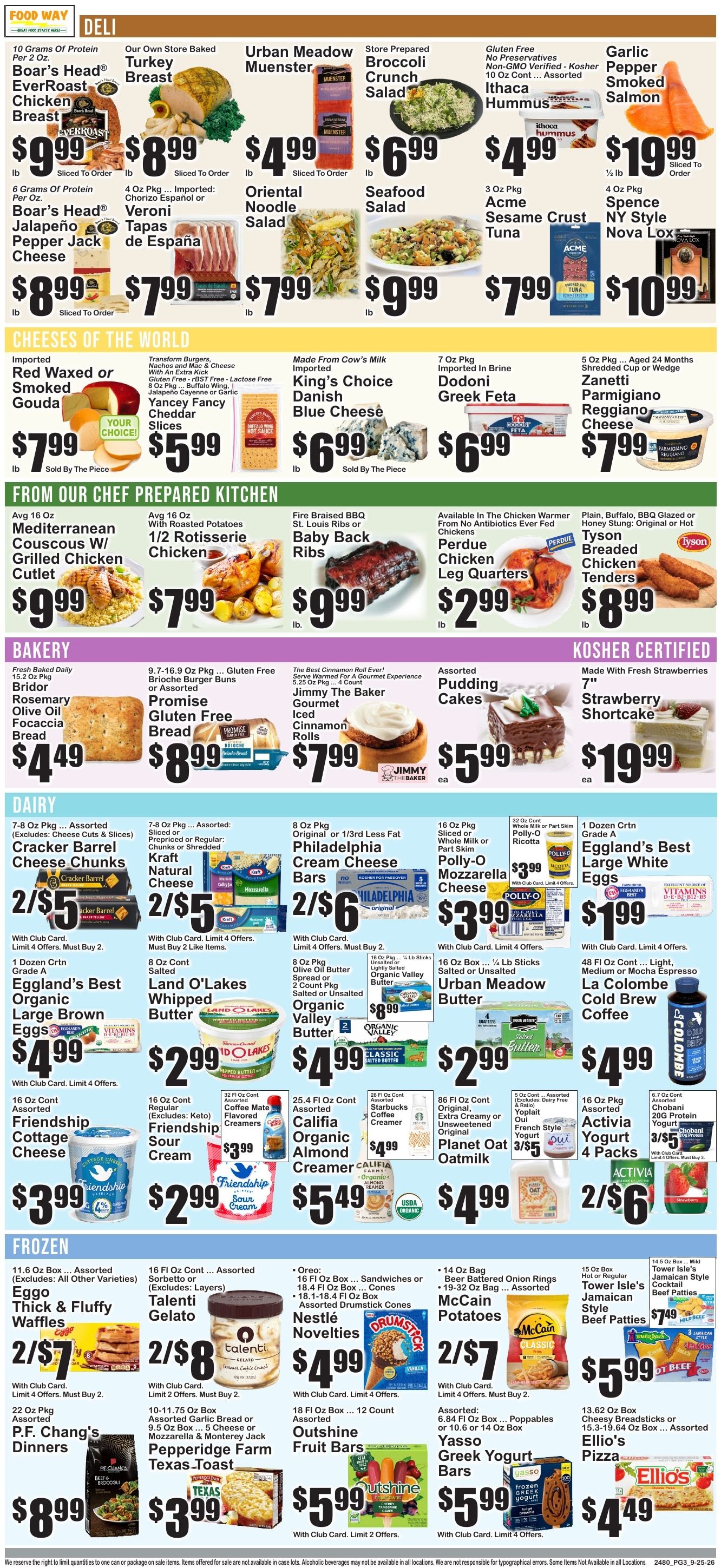 Food Way Weekly Ad September 25 - October 1, 2026