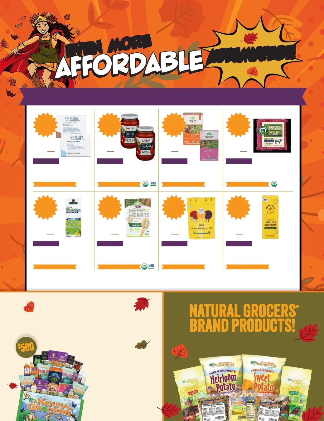 Natural Grocers Health Hotline Magazine Weekly Ad September 25 - October 24, 2026