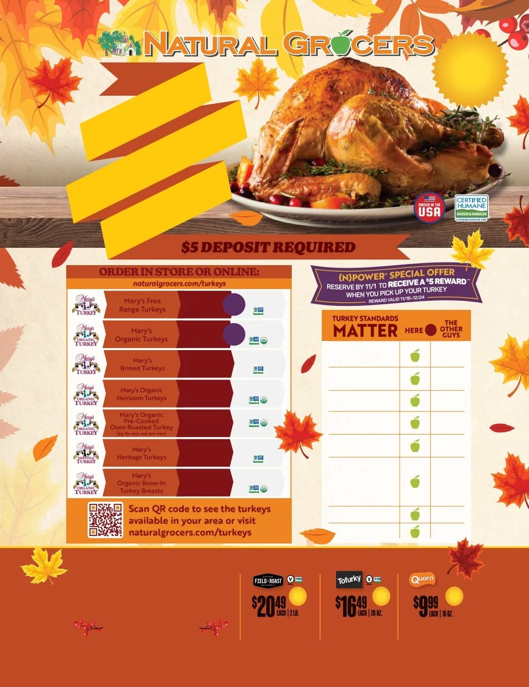 Natural Grocers Health Hotline Magazine Weekly Ad September 25 - October 24, 2026