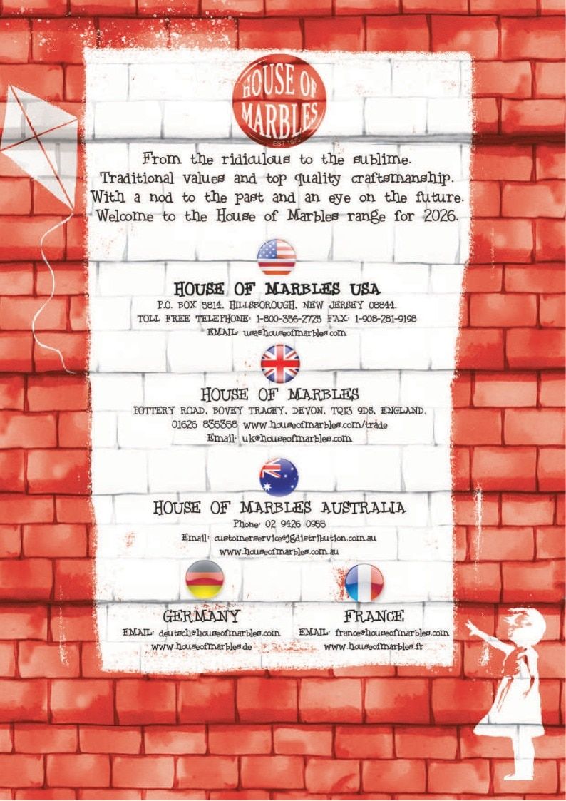 House of Marbles Annual Games and Gifts Catalog Weekly Ad January 1 - December 31, 2026