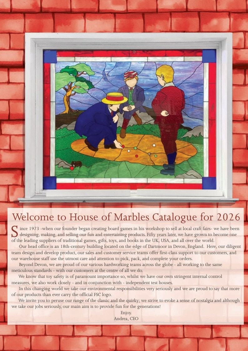 House of Marbles Annual Games and Gifts Catalog Weekly Ad January 1 - December 31, 2026