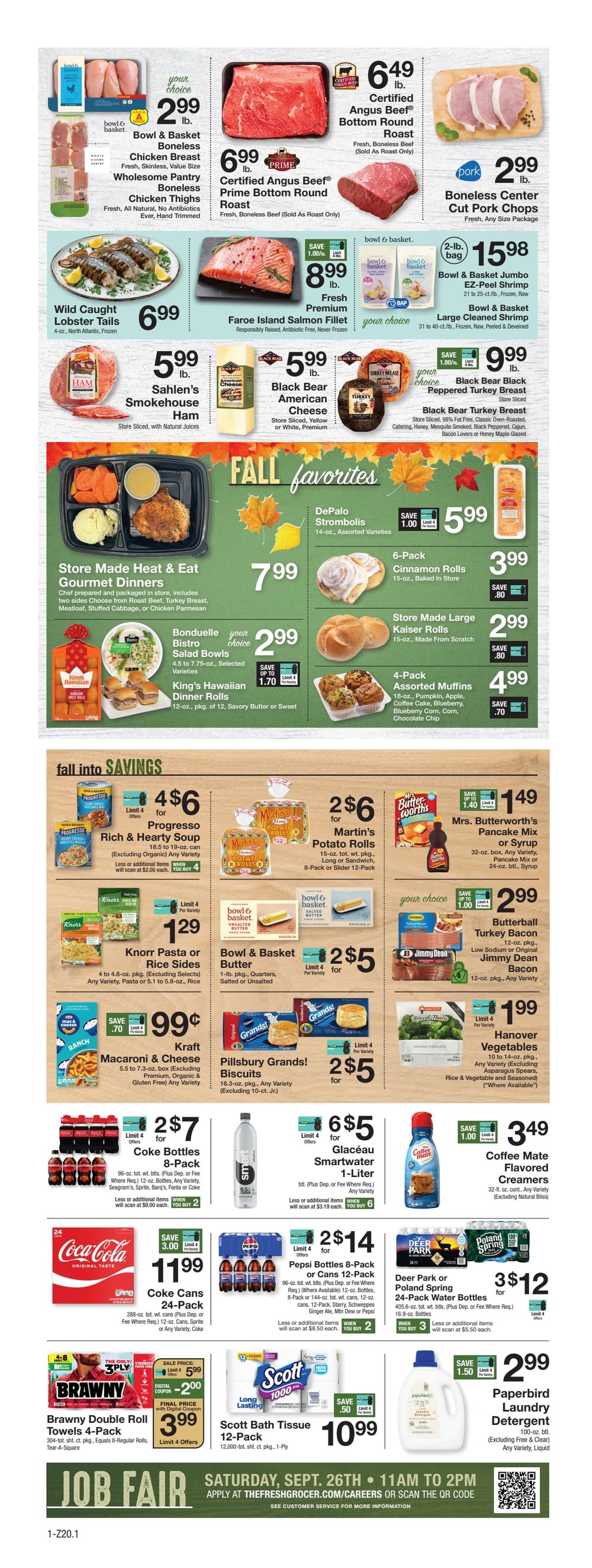 The Fresh Grocer (1880 Stefko Blvd, Bethlehem, PA) Weekly Ad September 25 - October 1, 2026