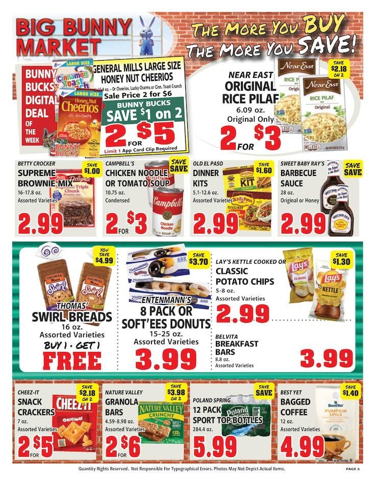 Big Bunny Market Weekly Ad September 25 - October 1, 2026