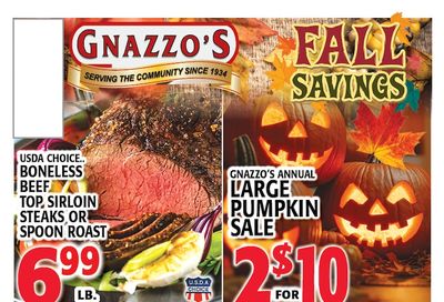 Gnazzo's Food Center Weekly Ad September 23 - 29, 2026