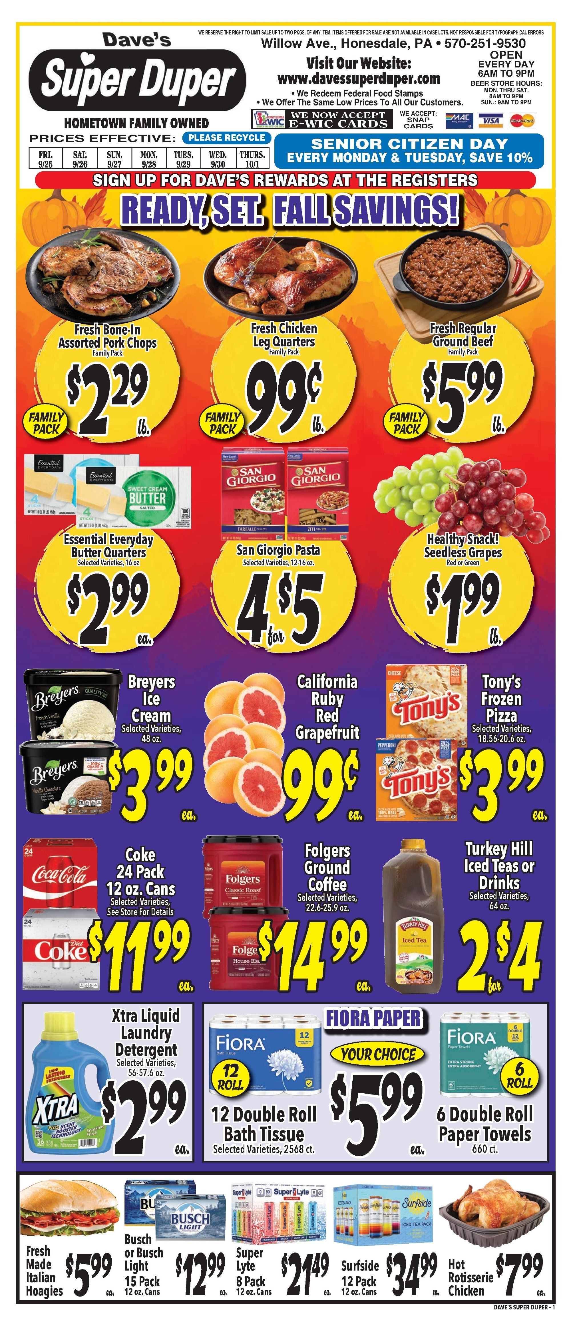 Dave's Super Duper Weekly Ad September 25 - October 1, 2026