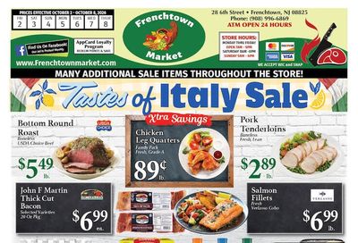 Frenchtown Market Weekly Ad October 2 - 8, 2026