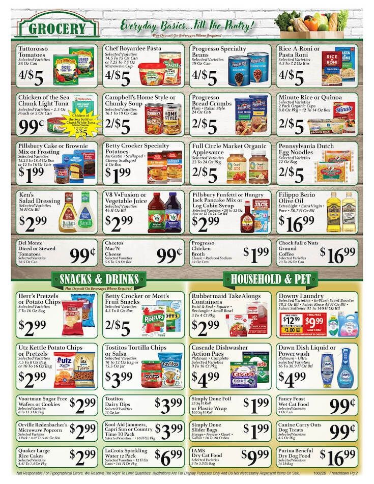 Frenchtown Market Weekly Ad October 2 - 8, 2026