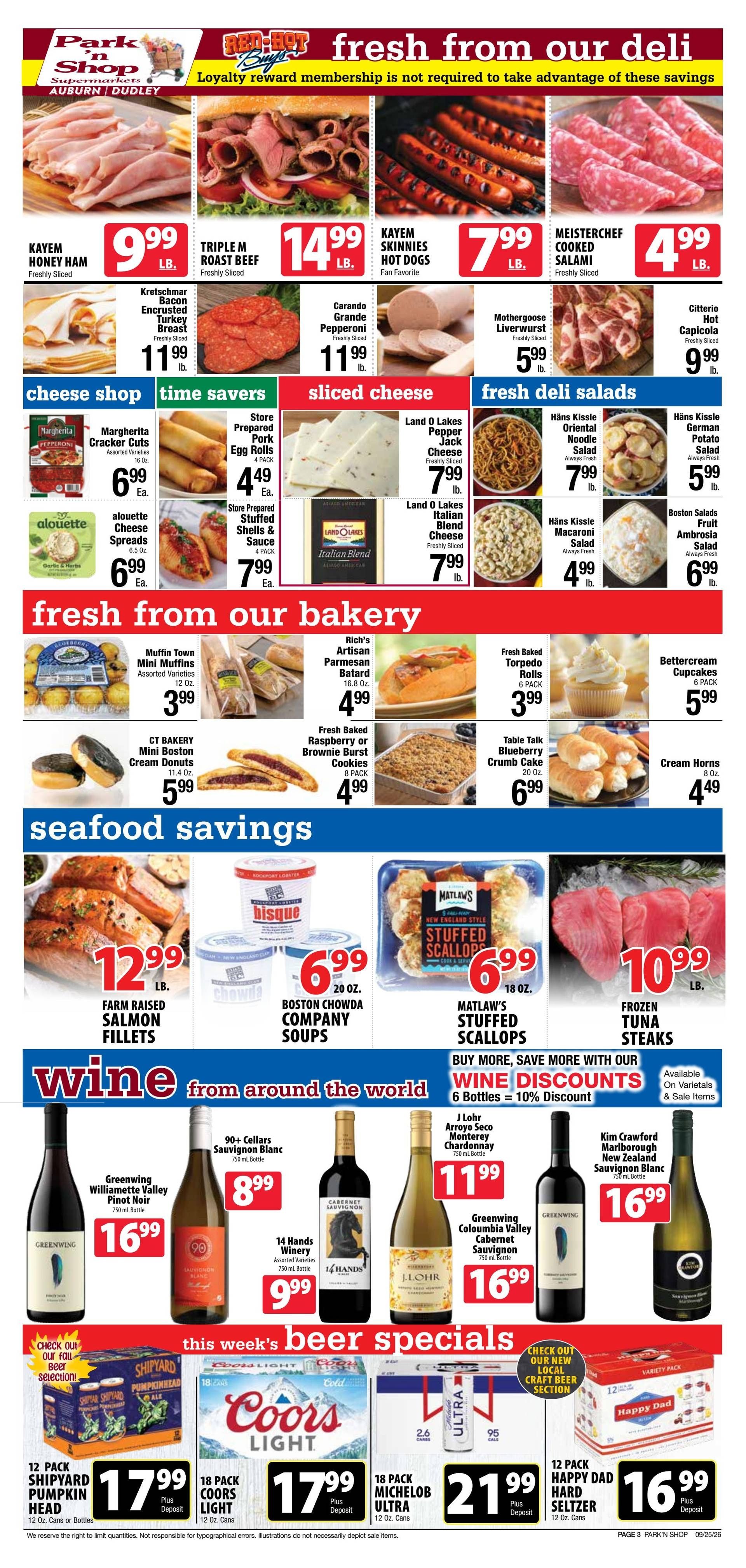 Park 'n Shop Weekly Ad September 25 - October 1, 2026
