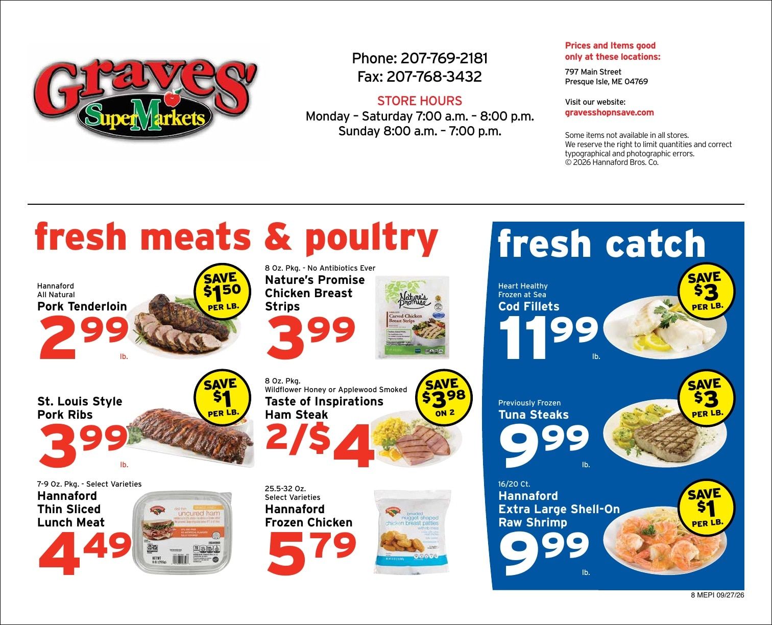 Graves' Shop 'n Save Weekly Ad September 27 - October 3, 2026