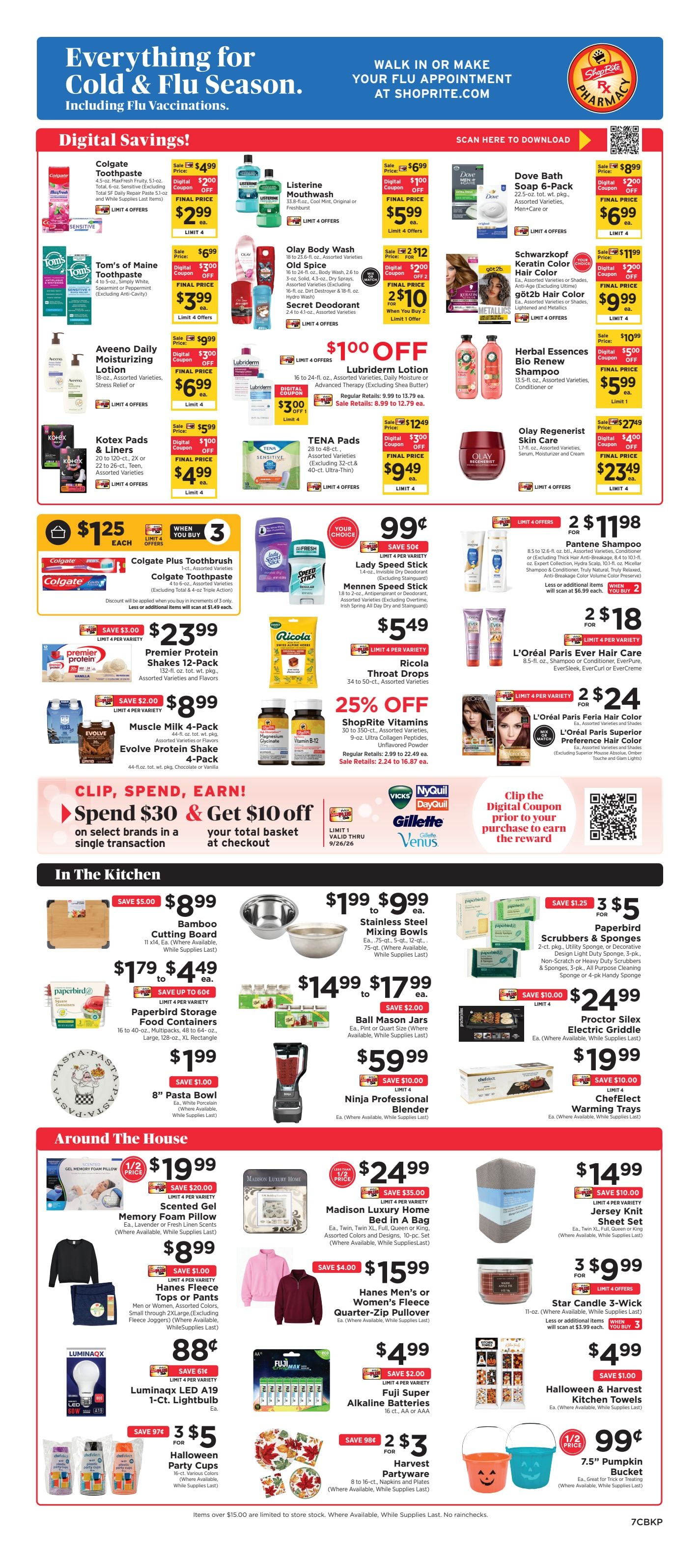 ShopRite (949 Beards Hill Rd, Aberdeen, MD) Weekly Ad September 25 - October 1, 2026