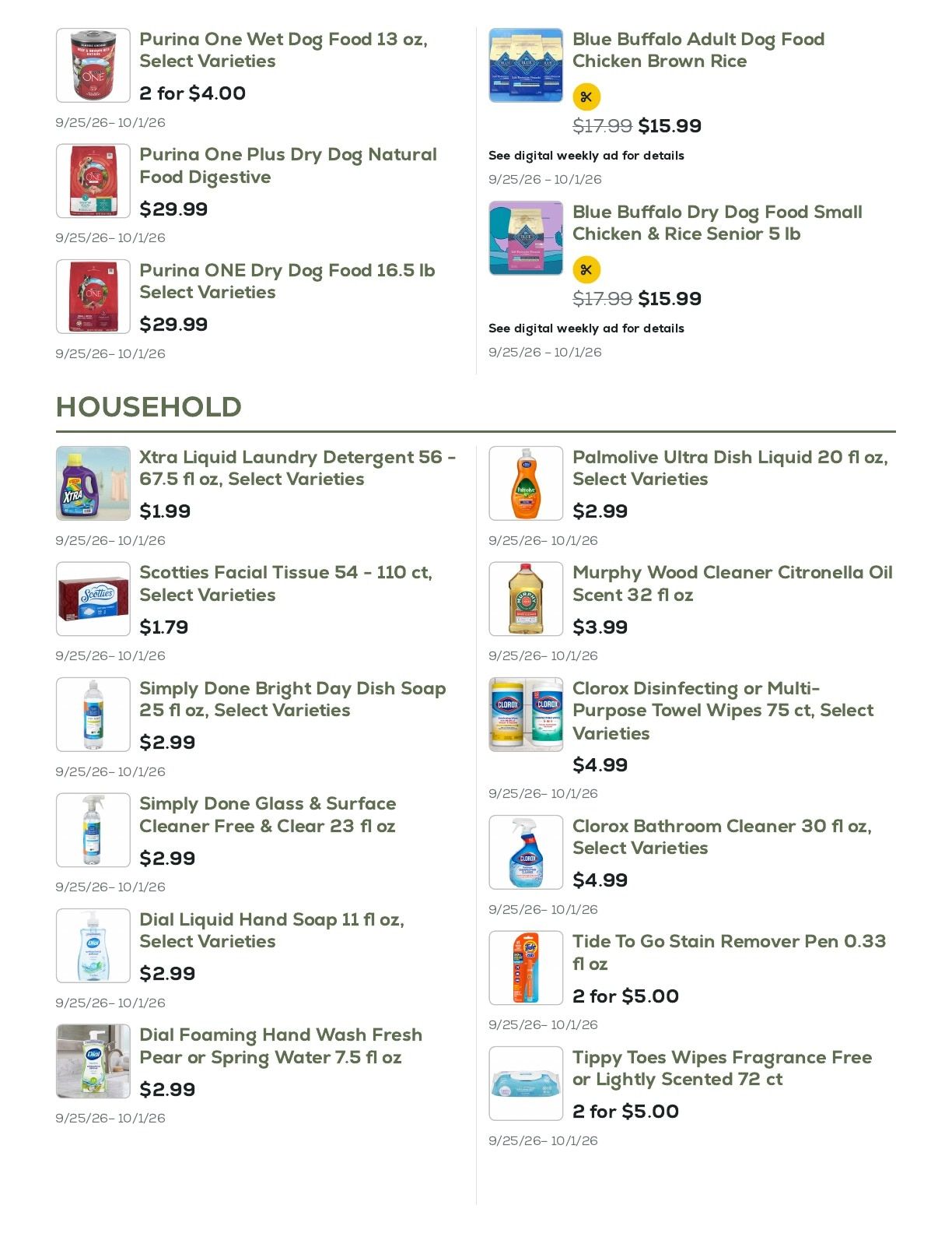 Geissler's Supermarket Weekly Ad September 25 - October 1, 2026