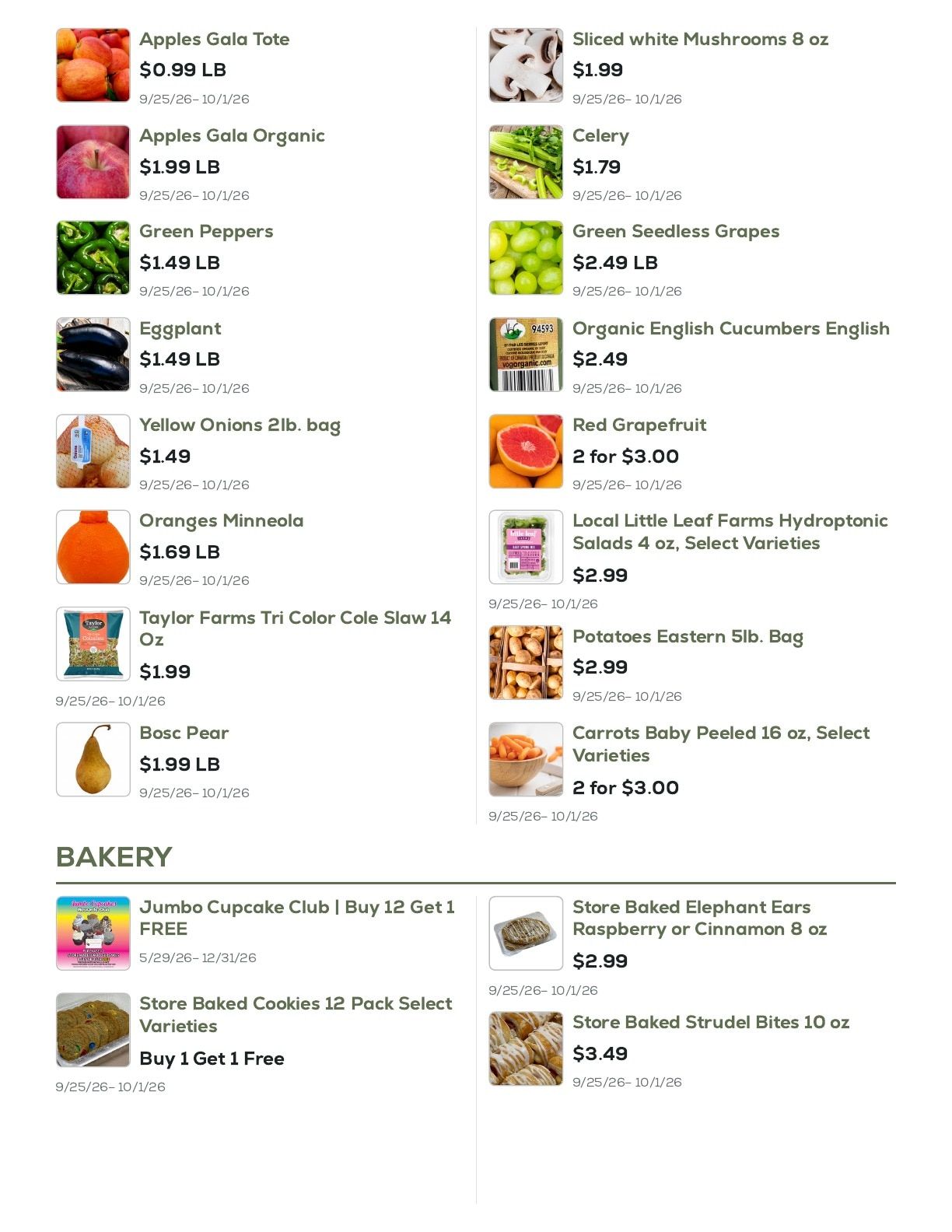 Geissler's Supermarket Weekly Ad September 25 - October 1, 2026