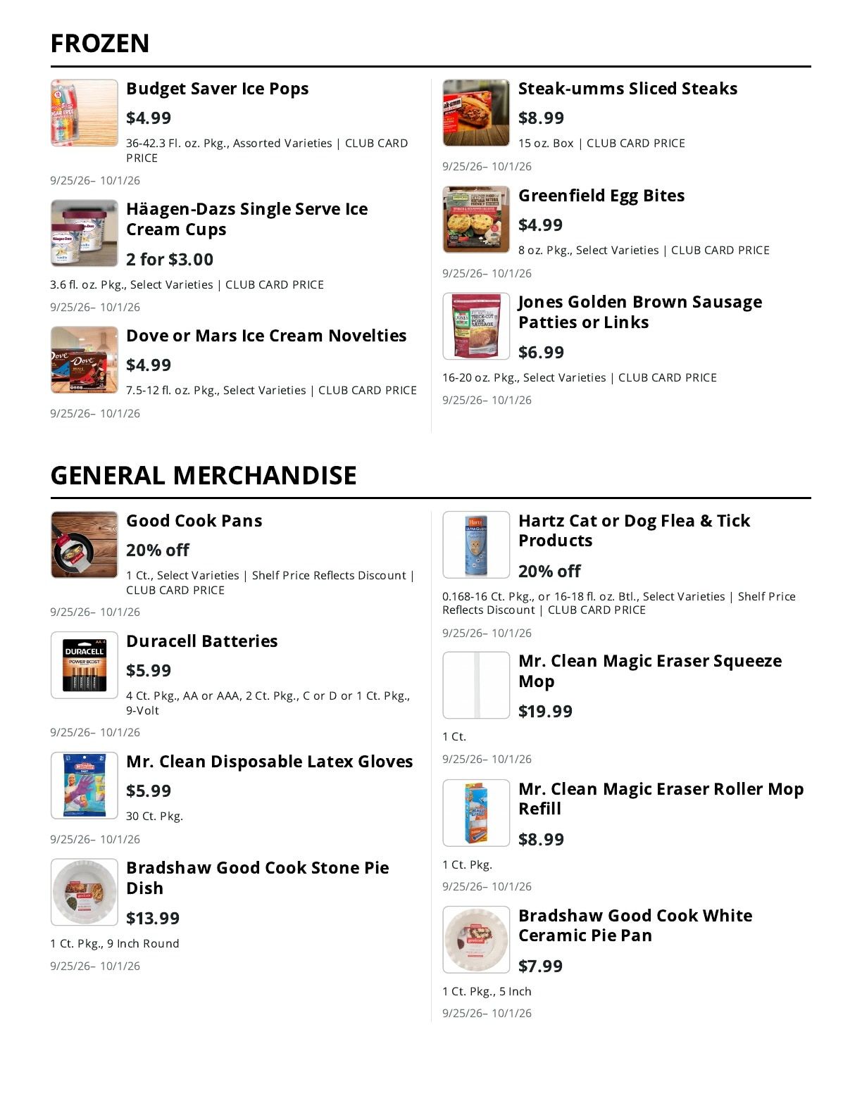 La Bella Marketplace (Brooklyn, NY) Weekly Ad September 25 - October 1, 2026