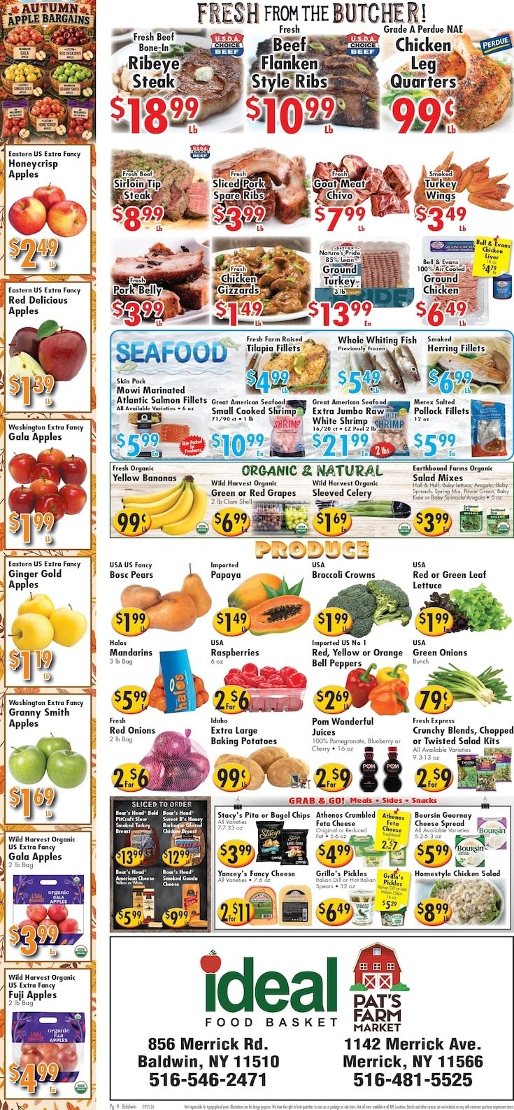Ideal Food Basket (Baldwin, NY) Weekly Ad September 25 - October 1, 2026