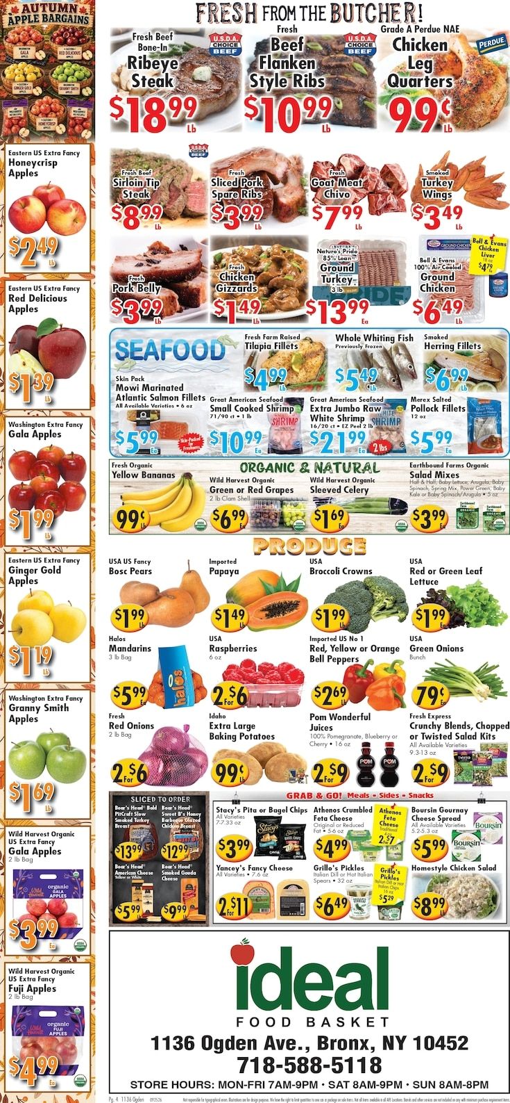 Ideal Food Basket (Bronx, NY) Weekly Ad September 25 - October 1, 2026