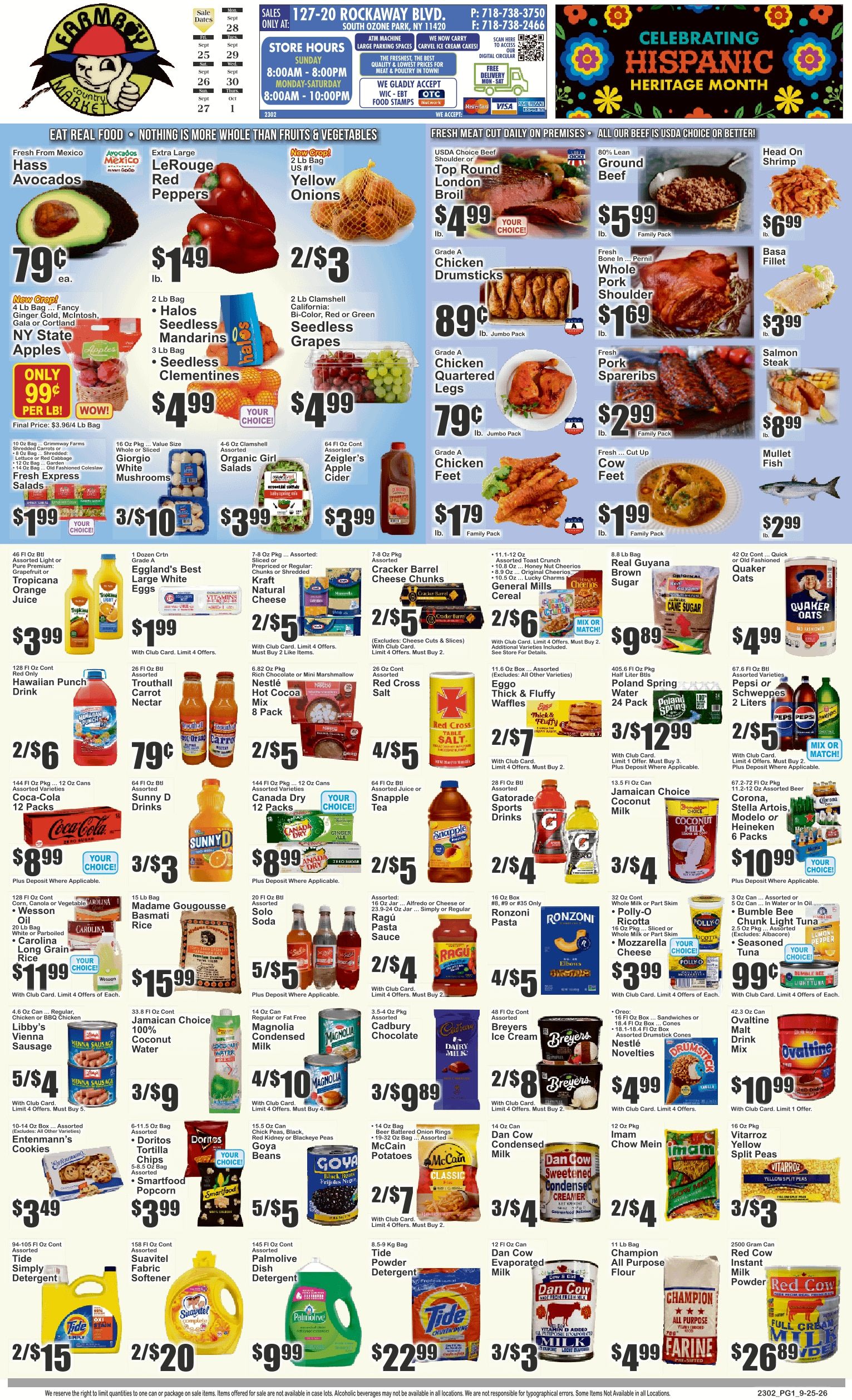 Farm Boy Country Market (127-20 Rockaway Blvd, Ozone Park, NY) Key Food Weekly Ad September 25 - October 1, 2026