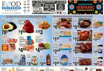 Food Universe (Far Rockaway, NY) Weekly Ad September 25 - October 1, 2026