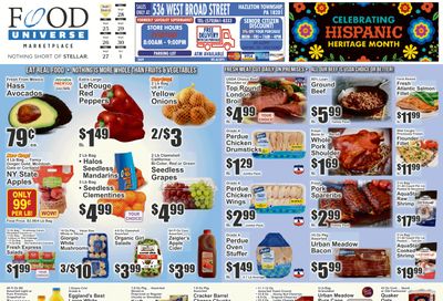 Food Universe (Hazleton, PA) Weekly Ad September 25 - October 1, 2026