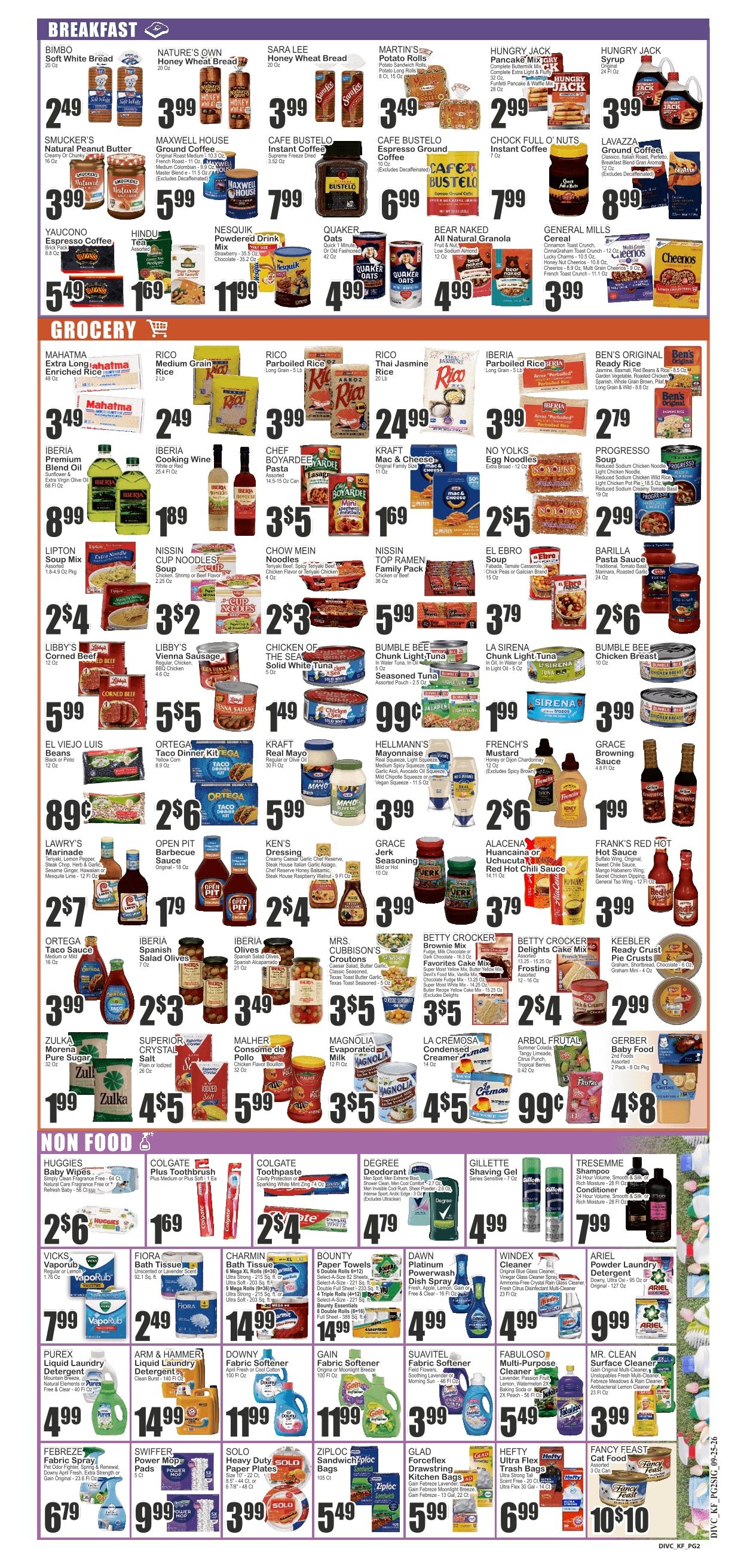 Food Universe (Lakeland, FL) Weekly Ad September 25 - October 1, 2026