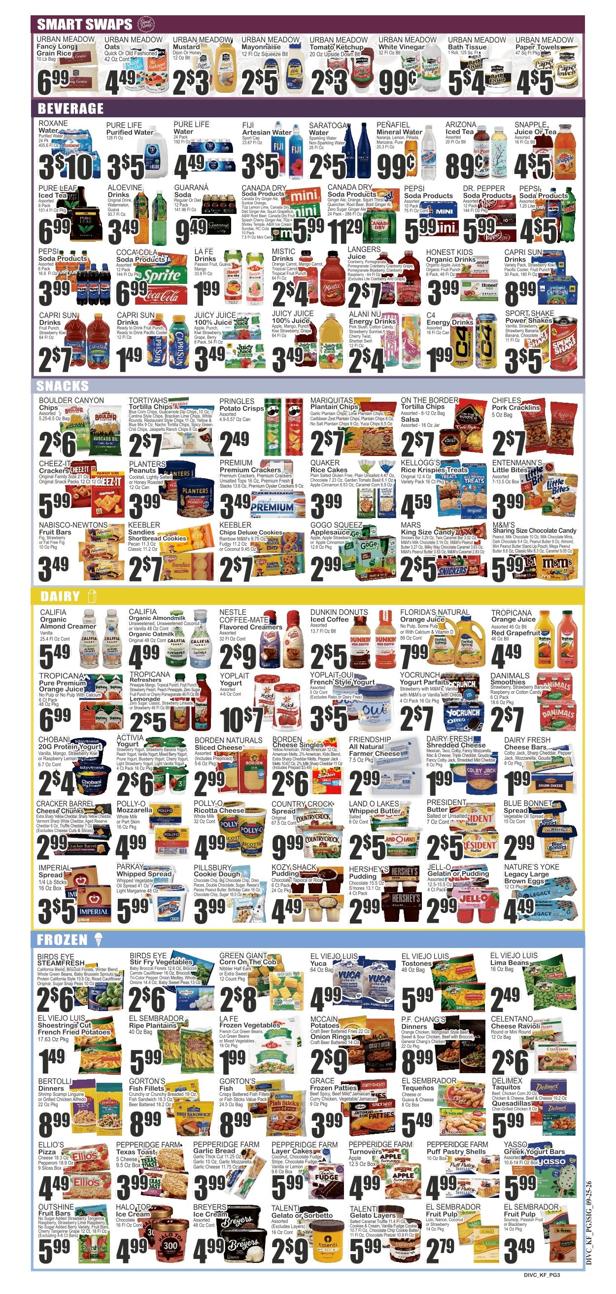 Food Universe (Lakeland, FL) Weekly Ad September 25 - October 1, 2026