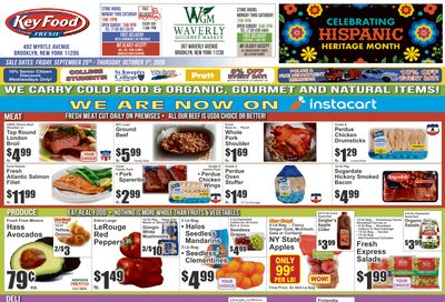 Waverly Gourmet Market (367 Waverly Ave., Brooklyn, NY) Key Food Weekly Ad September 25 - October 1, 2026