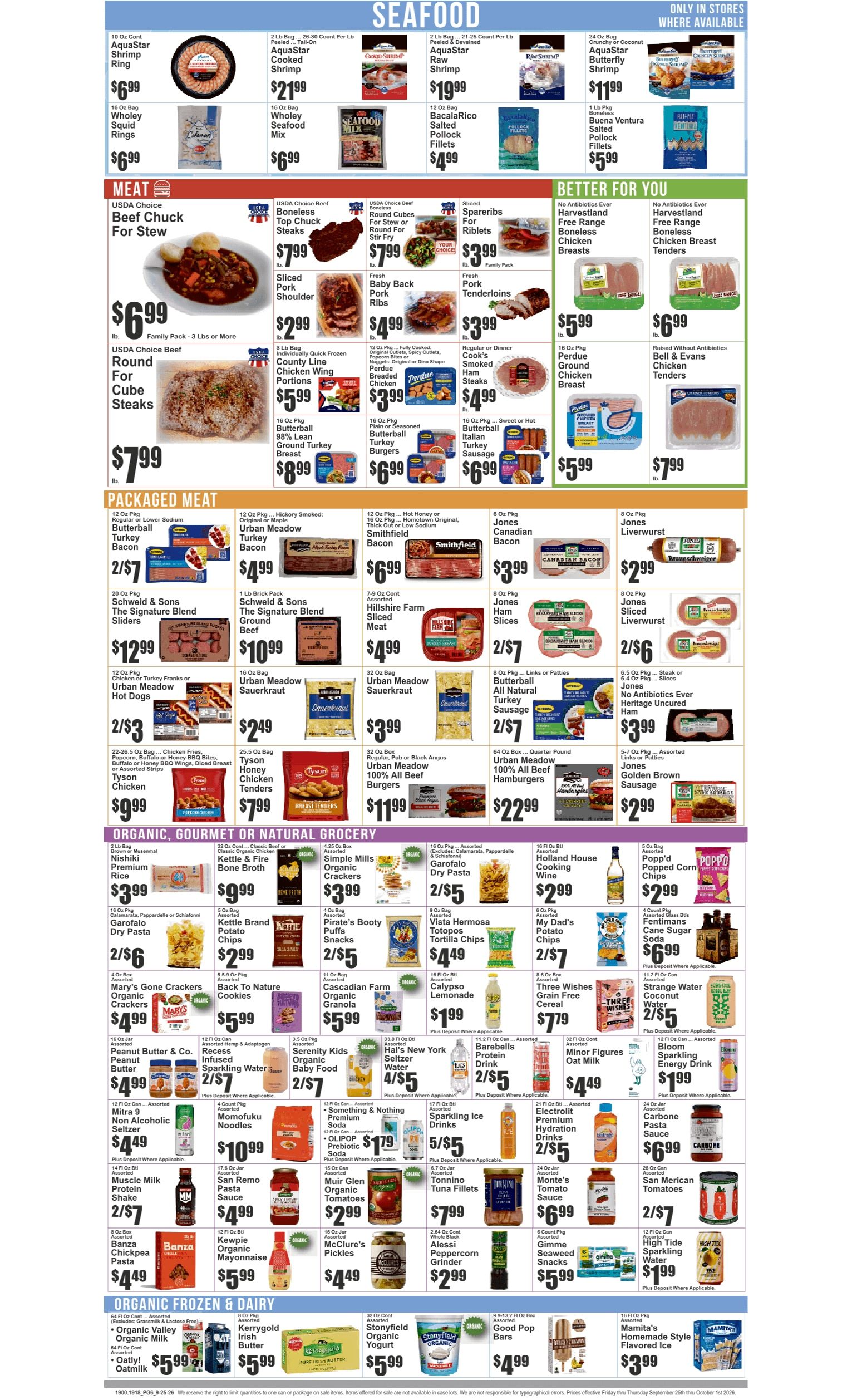 Waverly Gourmet Market (367 Waverly Ave., Brooklyn, NY) Key Food Weekly Ad September 25 - October 1, 2026