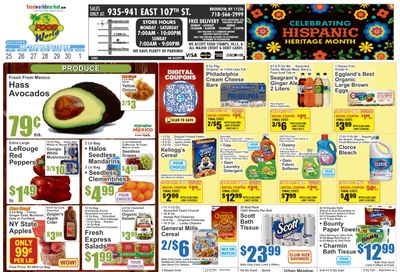 Food World Supermarket (935 East 107th Street, Brooklyn, NY) Key Food Weekly Ad September 25 - October 1, 2026