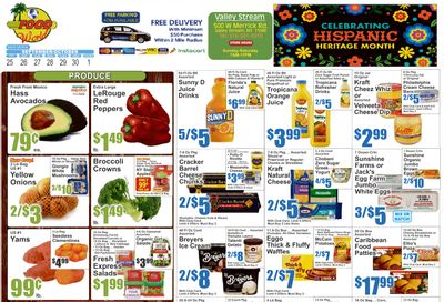 Food World Supermarket (Valley Stream, NY) Key Food Weekly Ad September 25 - October 1, 2026