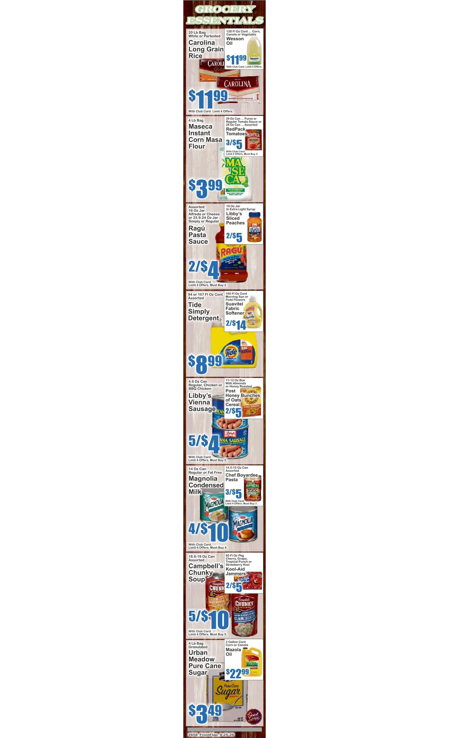 Food World Supermarket (Valley Stream, NY) Key Food Weekly Ad September 25 - October 1, 2026